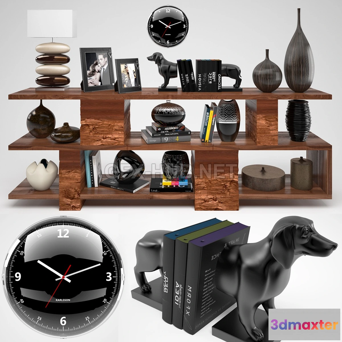 1199884 - FURNITURE 3D MODELS - Decorative set Farol