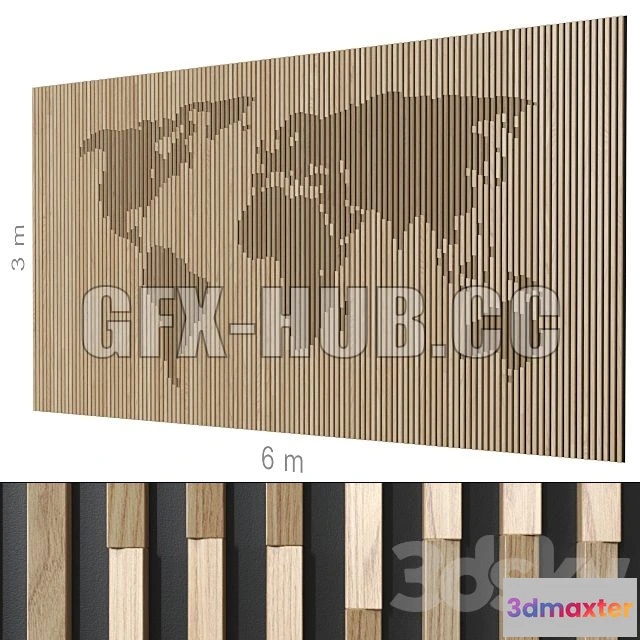 1199962 - FURNITURE 3D MODELS - Decorative Wall 233