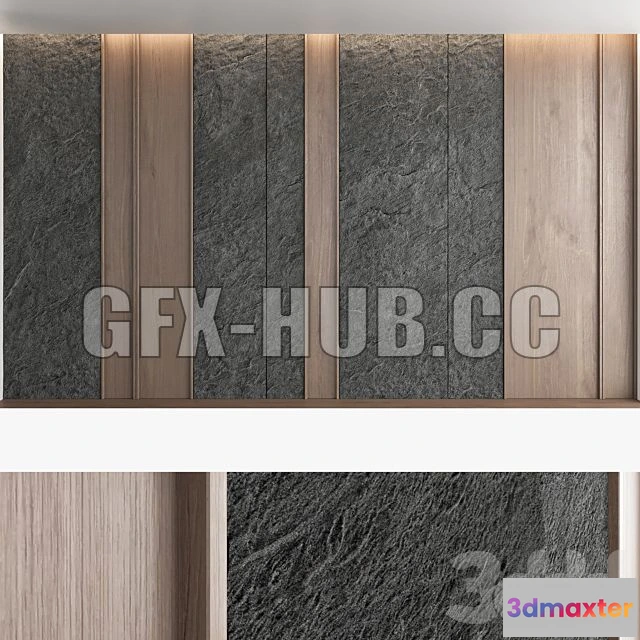 1199968 - FURNITURE 3D MODELS - Decorative Wall Panel Set 59