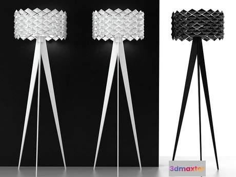 1200034 - FURNITURE 3D MODELS - Diamonds floor lamp