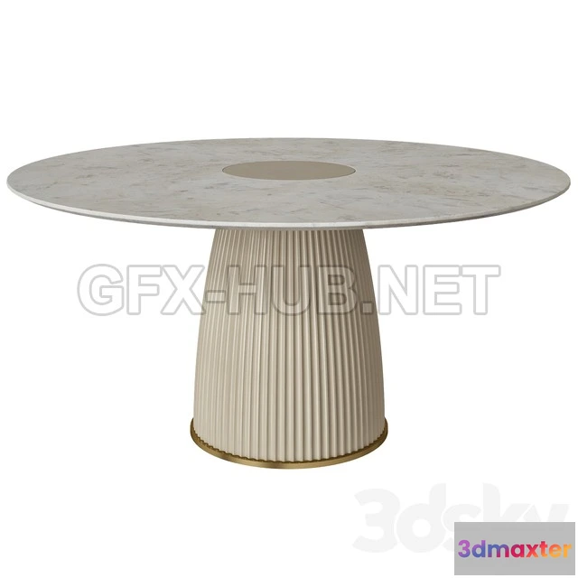 1200078 - FURNITURE 3D MODELS - Dining table DIONE Paolo Castelli