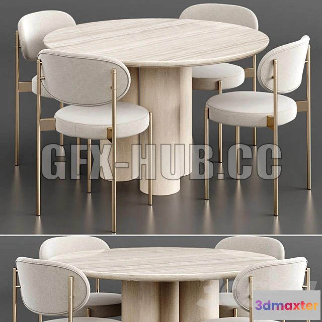 1200086 - FURNITURE 3D MODELS - Dinning Set 16