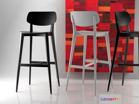 1200134 - FURNITURE 3D MODELS - Doll barstool