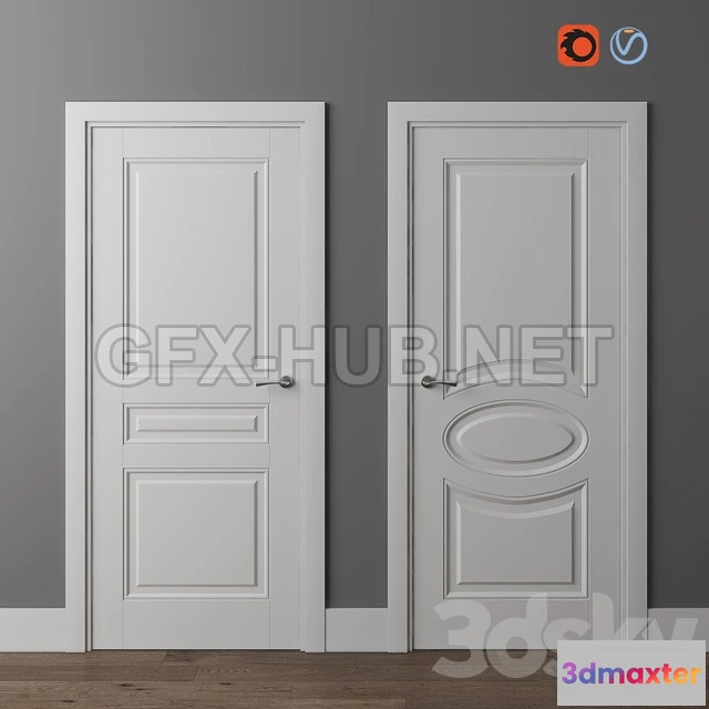 1200156 - FURNITURE 3D MODELS - Doors Union Riviera 127p 232p