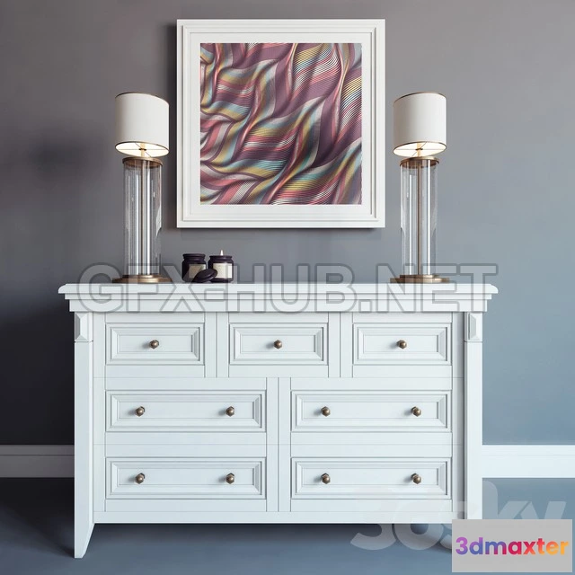1200184 - FURNITURE 3D MODELS - Dresser 02
