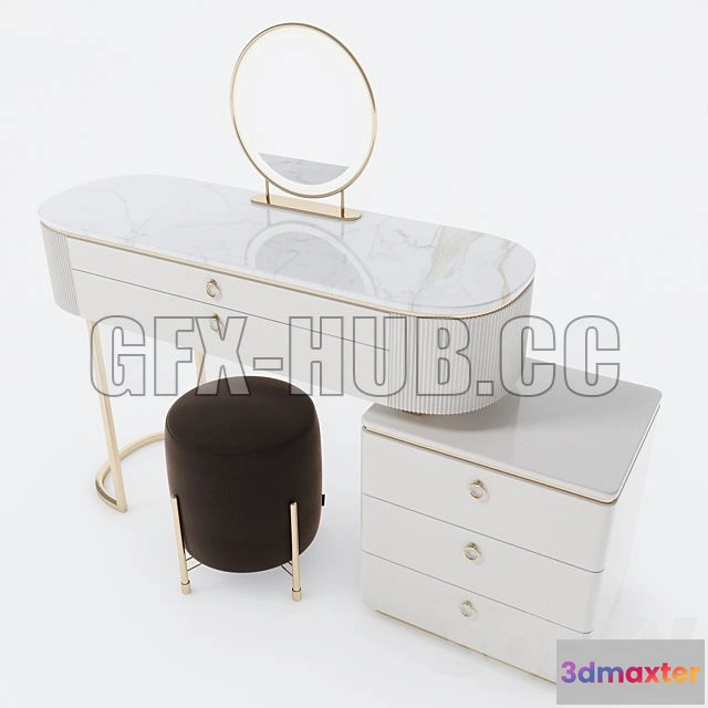 1200192 - FURNITURE 3D MODELS - Dressing Table 1