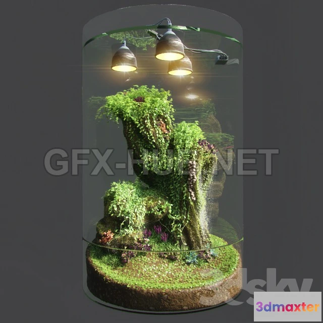 1200278 - FURNITURE 3D MODELS - Dwarf Florarium
