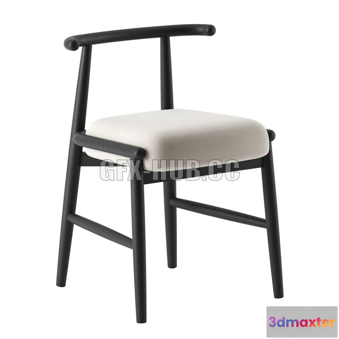 1200388 - FURNITURE 3D MODELS - Emilia Chair by Meridiani