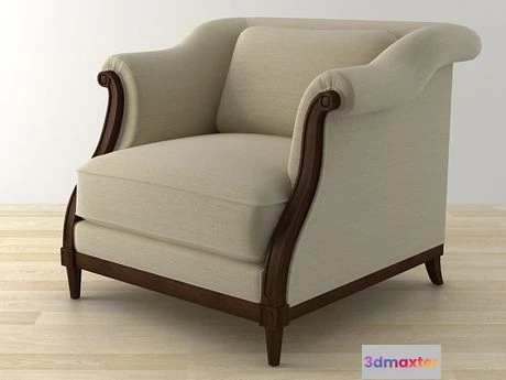 1200466 - FURNITURE 3D MODELS - Exposed Wood Lounge