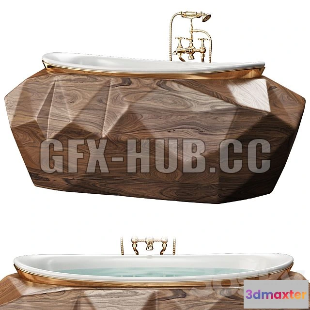 1200472 - FURNITURE 3D MODELS - Extraordinary Bathtubs Maison Valentina