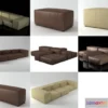 1200474 - FURNITURE 3D MODELS - Extrasoft sofa system