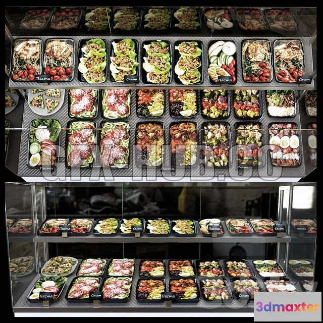 1200498 - FURNITURE 3D MODELS - Fast Food Line