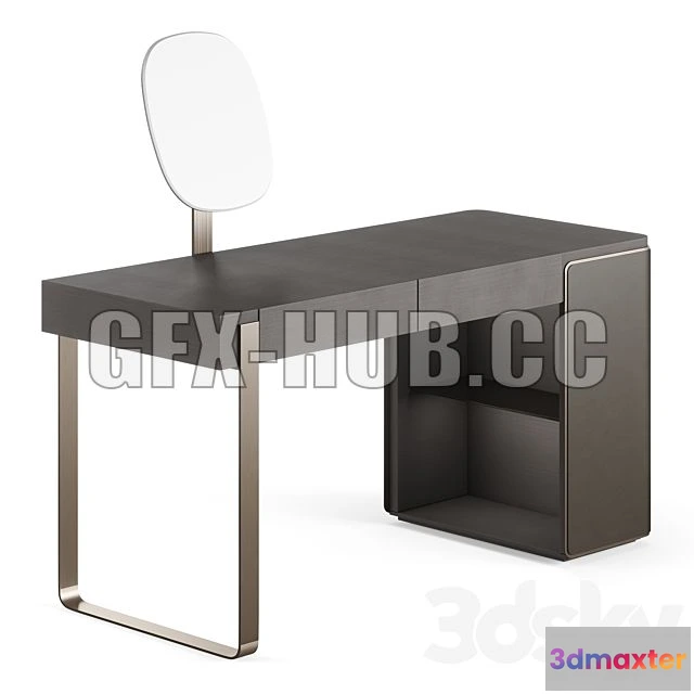 1200546 - FURNITURE 3D MODELS - Fendi Icon Lady Desk with Mirror
