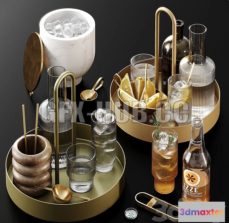 1200552 - FURNITURE 3D MODELS - Ferm Living Decorative Set