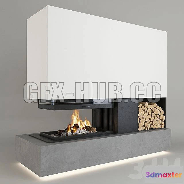 1200586 - FURNITURE 3D MODELS - Fireplace 000001