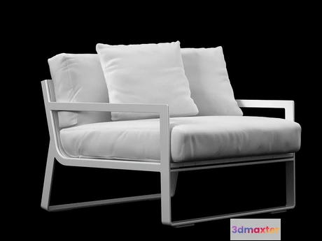 1200654 - FURNITURE 3D MODELS - Flat armchair