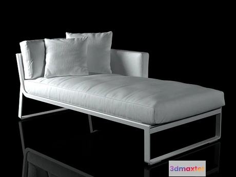 1200656 - FURNITURE 3D MODELS - Flat sofa modular 2