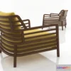1200658 - FURNITURE 3D MODELS - Flax armchair