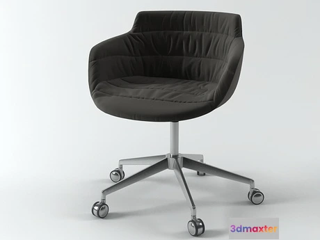 1200726 - FURNITURE 3D MODELS - Flow armchair 5-star base