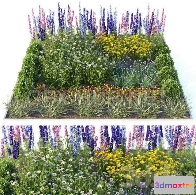 1200740 - FURNITURE 3D MODELS - Flower garden 2