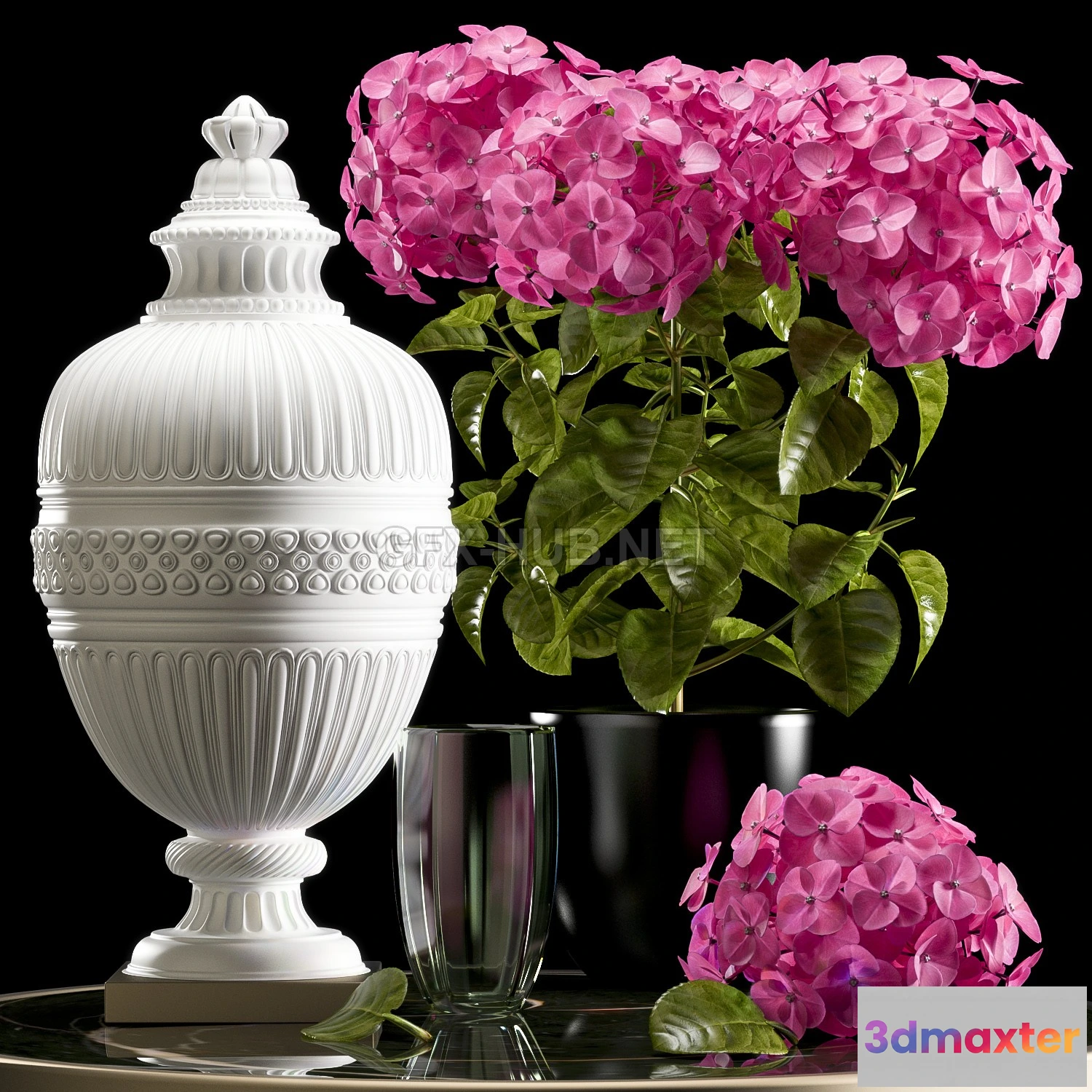 1200752 - FURNITURE 3D MODELS - FLOWER SET 2