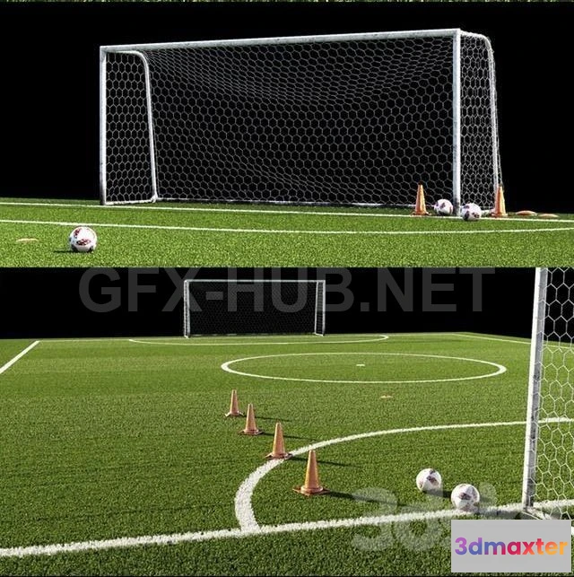 1200786 - FURNITURE 3D MODELS - Football field
