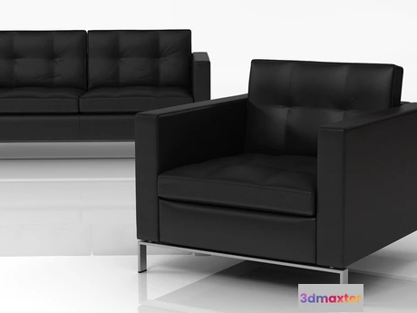 1200810 - FURNITURE 3D MODELS - Foster 502 armchair