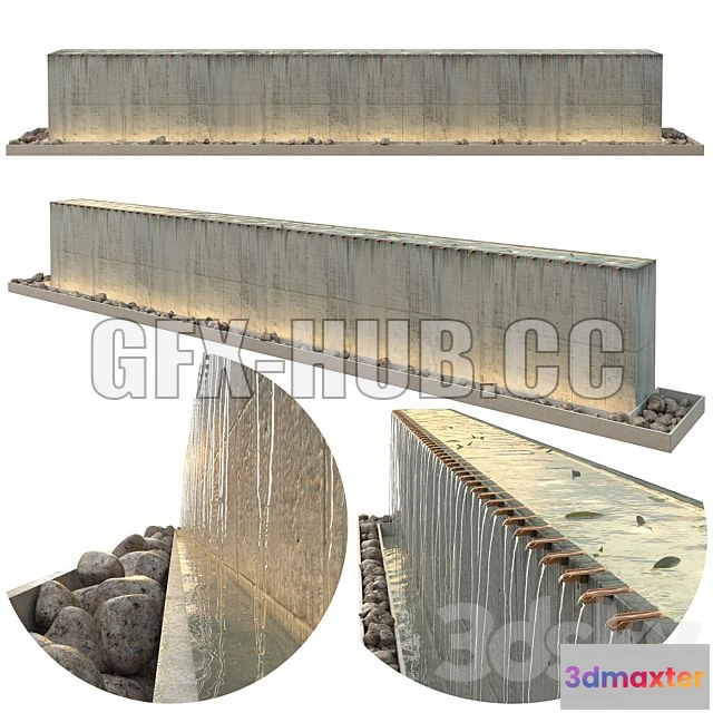 1200818 - FURNITURE 3D MODELS - Fountain 04