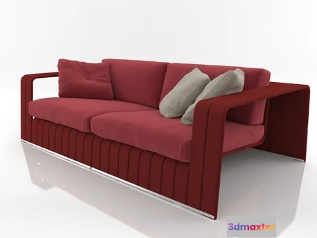 1200836 - FURNITURE 3D MODELS - frame 2-seat sofa