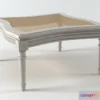 1200868 - FURNITURE 3D MODELS - French 19th c. Table