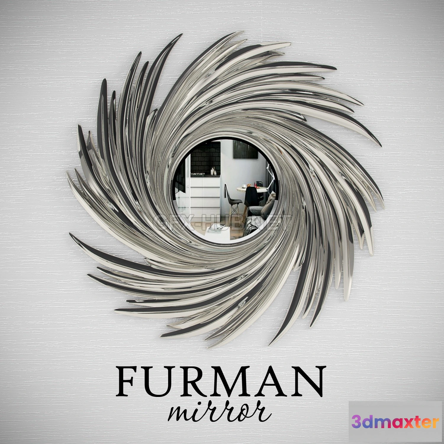 1200900 - FURNITURE 3D MODELS - Furman mirror