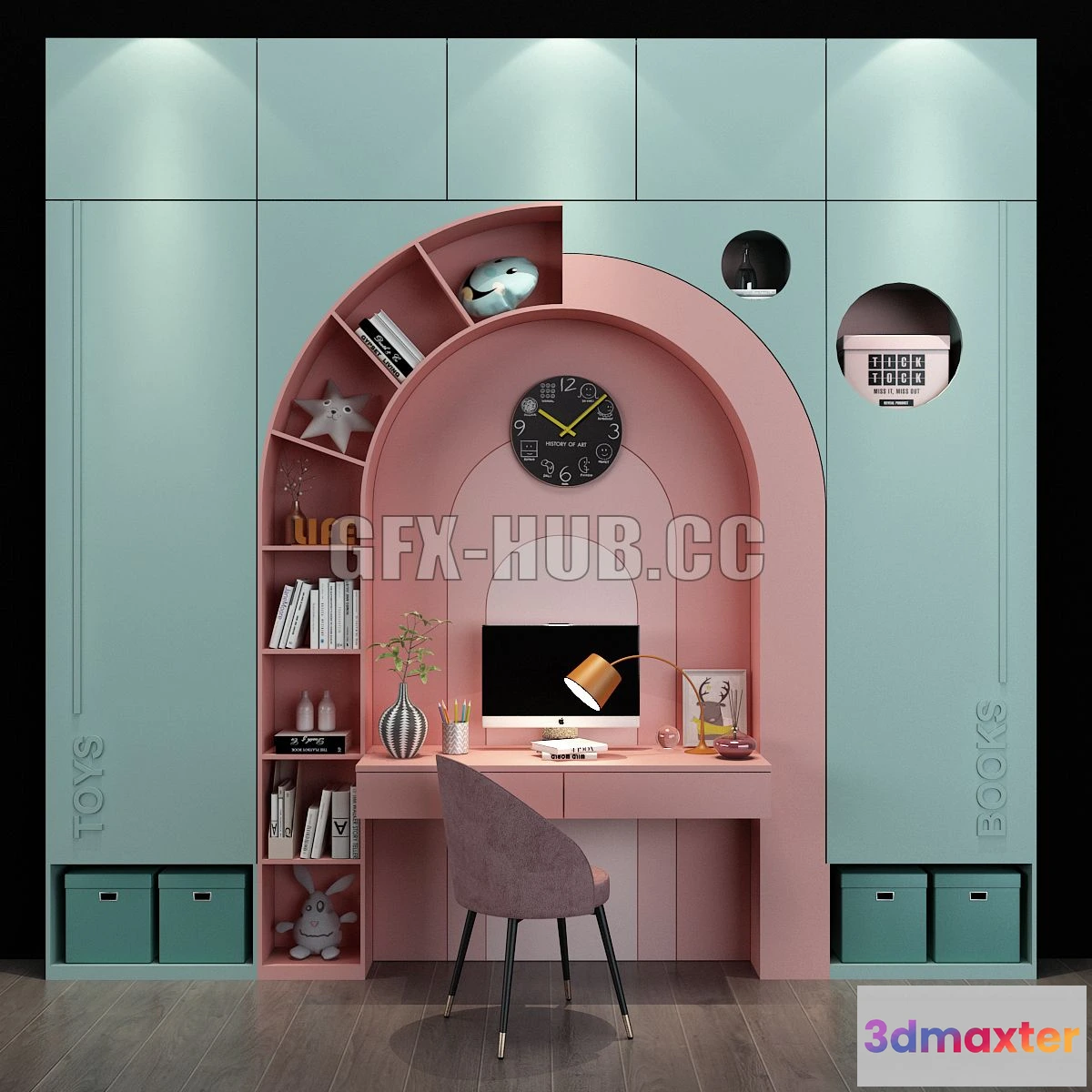 1200928 - FURNITURE 3D MODELS - Furniture for a Children 053