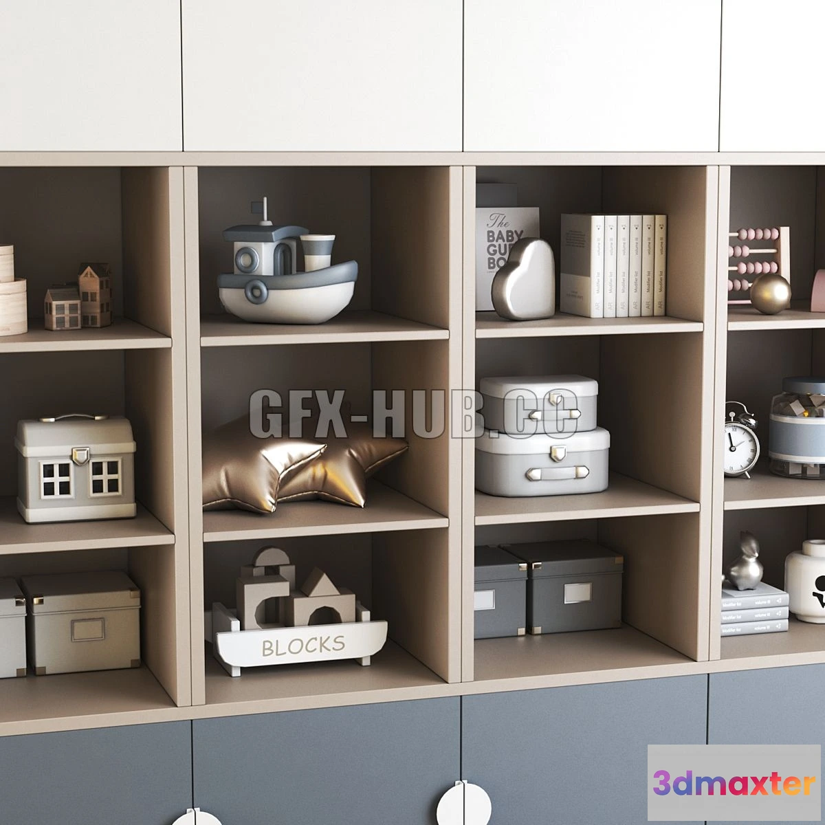 1200932 - FURNITURE 3D MODELS - Furniture for Nursery 3