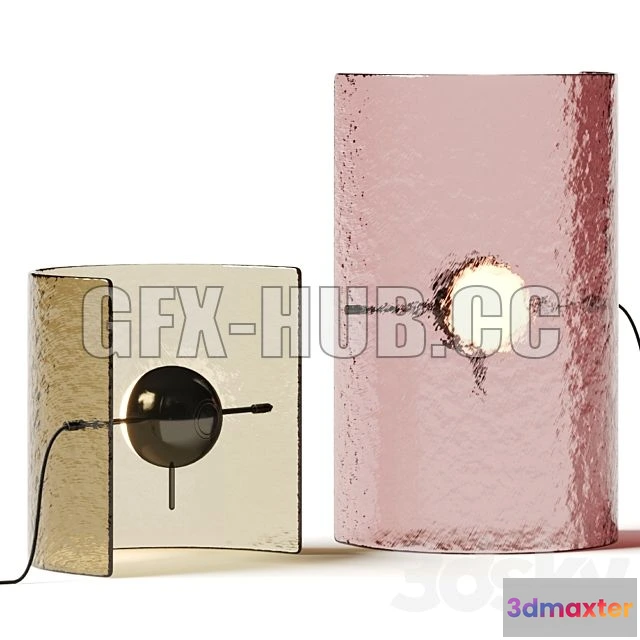 1200968 - FURNITURE 3D MODELS - Gallotti & Radice Bonfire Table Lamps