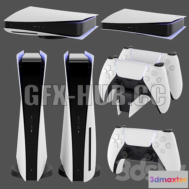 1200970 - FURNITURE 3D MODELS - Game Console PS5 Sony PlayStation 5