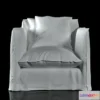 1201038 - FURNITURE 3D MODELS - Ghost 01 armchair