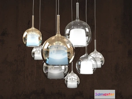 1201094 - FURNITURE 3D MODELS - Glo pendant light