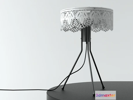 1201130 - FURNITURE 3D MODELS - Grace Table Lamp