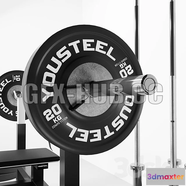 1201240 - FURNITURE 3D MODELS - GYM 3dmodel