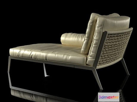 1201318 - FURNITURE 3D MODELS - Happy hour chaiselongue