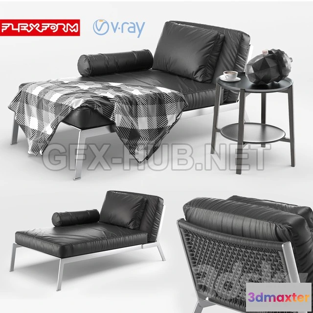 1201320 - FURNITURE 3D MODELS - Happy set flexform