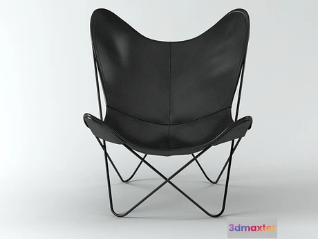 1201324 - FURNITURE 3D MODELS - Hardoy Chair 198