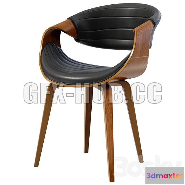 1201344 - FURNITURE 3D MODELS - Hassell Upholstered Arm Chair