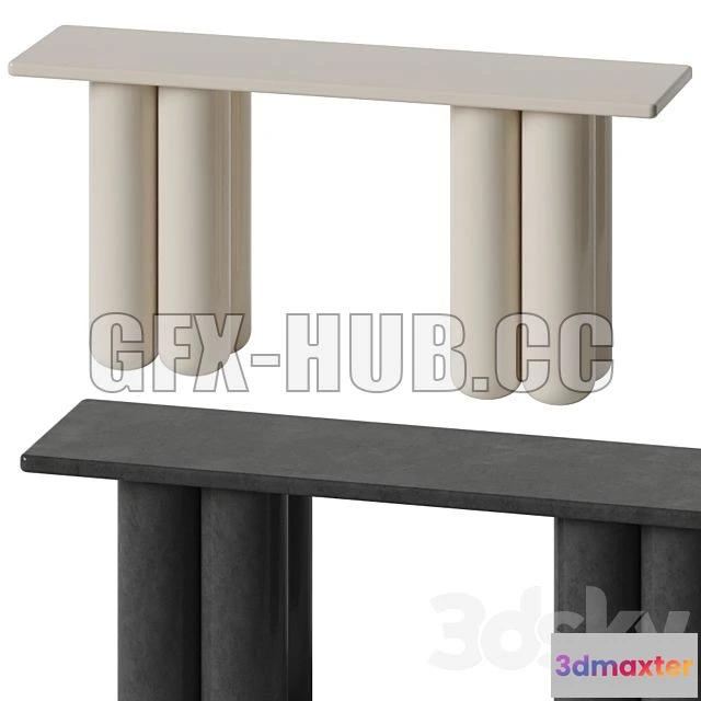 1201352 - FURNITURE 3D MODELS - HC28 Bold Console Est Living