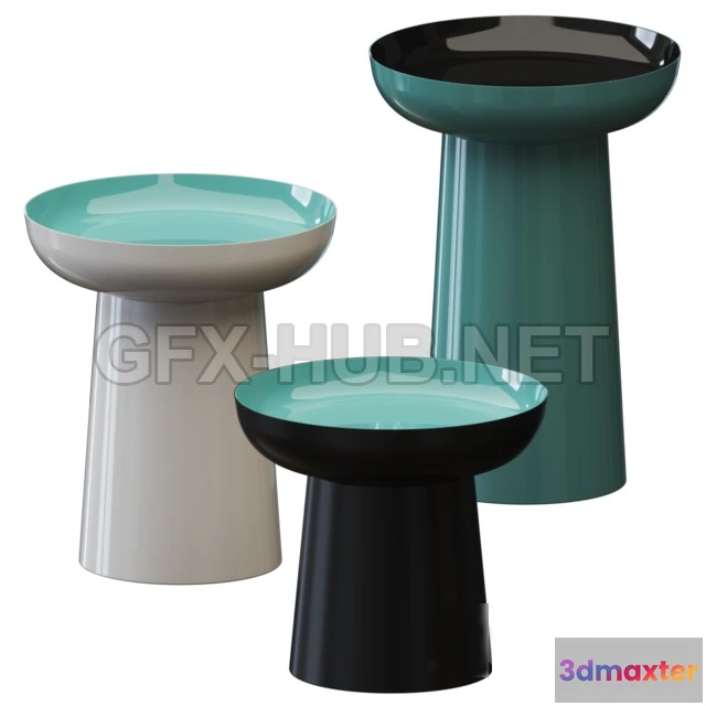 1201354 - FURNITURE 3D MODELS - HC28 FUNGO - coffee table