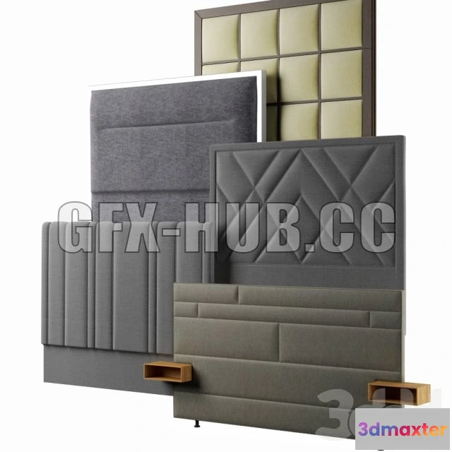 1201358 - FURNITURE 3D MODELS - head (cloth panel)