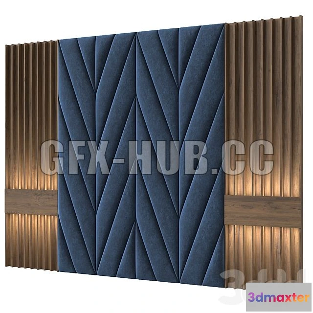 1201362 - FURNITURE 3D MODELS - Headboard 01