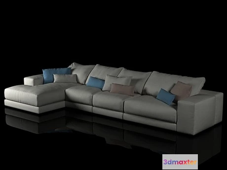1201412 - FURNITURE 3D MODELS - Hills sofa 6