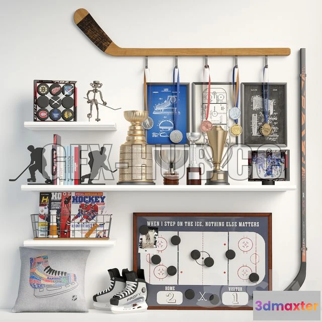 1201420 - FURNITURE 3D MODELS - Hockey