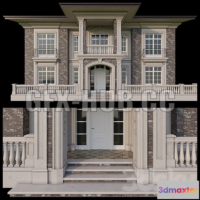 1201454 - FURNITURE 3D MODELS - House Facade